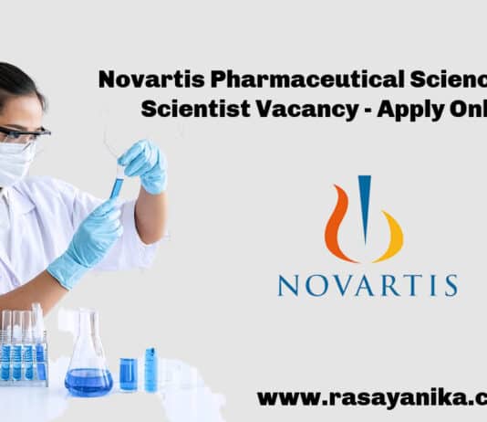 Novartis Pharmaceutical Science Data Scientist Vacancy - Apply Online
