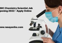 SABIC Chemistry Scientist Job Opening 2022 - Apply Online