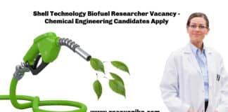 Shell Technology Biofuel Researcher Vacancy - Chemical Engineering Candidates Apply