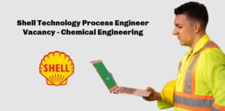 Shell Technology Process Engineer Vacancy - Chemical Engineering