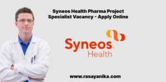 Syneos Health Pharma Project Specialist Vacancy - Apply Online