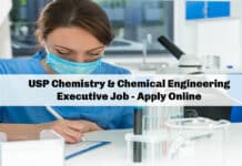 USP Chemistry & Chemical Engineering Executive Job - Apply Online