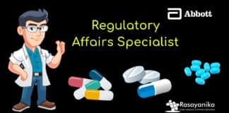 Abbott Regulatory Specialist Vacancy - Pharma & Chemistry Job