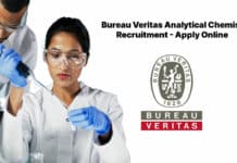 Bureau Veritas Analytical Chemist Recruitment - Apply Online