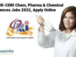 CSIR-CDRI Jobs 2022