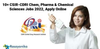 CSIR-CDRI Jobs 2022