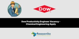 Dow Productivity Engineer Vacancy - Chemical Engineering Apply