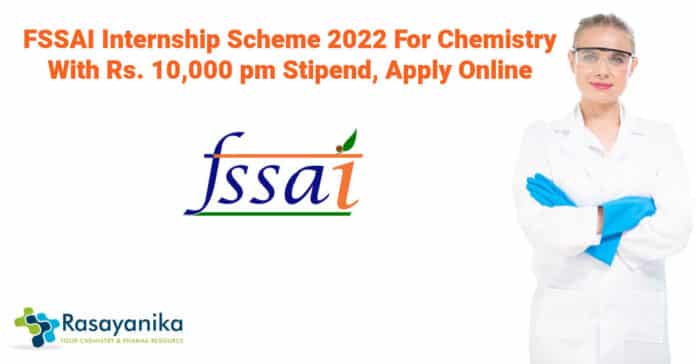 FSSAI Internship Scheme 2022