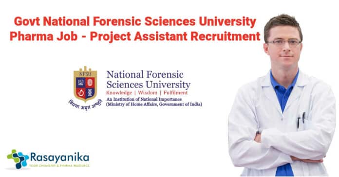 Govt NFSU Project Job