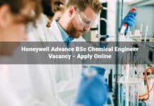 Honeywell Advance BSc Chemical Engineer Vacancy - Apply Online