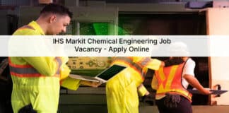 IHS Markit Chemical Engineering Job Vacancy - Apply Online