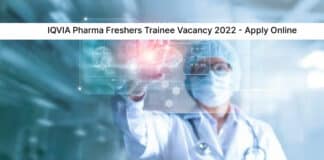 IQVIA Pharma Freshers Trainee Vacancy 2022 - Apply Online