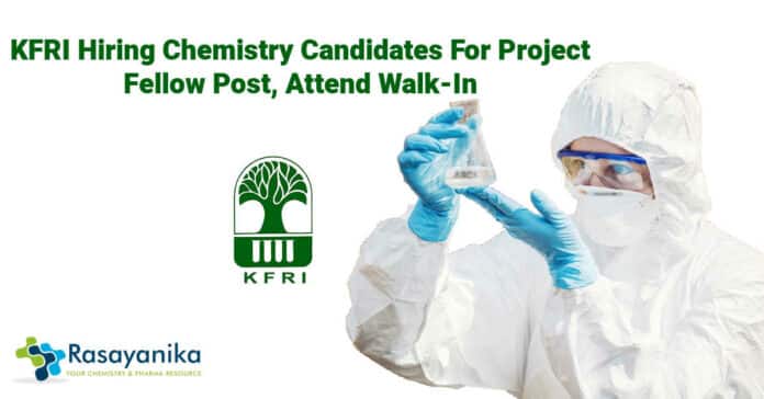 KFRI Hiring Chemistry Candidates