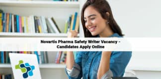 Novartis Pharma Safety Writer Vacancy - Candidates Apply Online