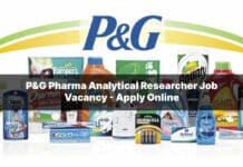 P&G Pharma Analytical Researcher Job Vacancy - Apply Online