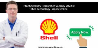 PhD Chemistry Researcher Vacancy 2022 @ Shell Technology - Apply Online