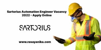 Sartorius Automation Engineer Vacancy 2022 - Apply Online