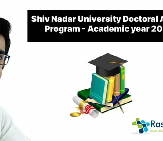 Shiv Nadar University Doctoral Award Program - Academic year 2022