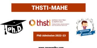 PhD Program 2022-23 Announced - Applications Invited