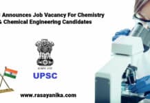 UPSC Announces Job Vacancy For Chemistry & Chemical Engineering Candidates