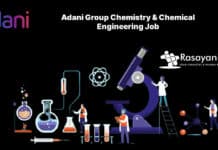 Adani Group Chemistry & Chemical Engineering Job - Apply Online