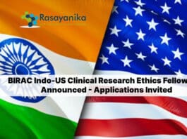 BIRAC Indo-US Clinical Research Ethics Fellowship Announced - Applications Invited