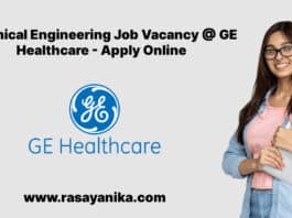 Chemical Engineering Job Vacancy @ GE Healthcare - Apply Online