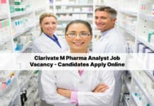 Clarivate M Pharma Analyst Job Vacancy - Candidates Apply Online