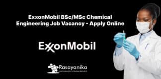 ExxonMobil BSc/MSc Chemical Engineering Job Vacancy - Apply Online