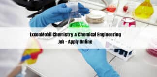 ExxonMobil Chemistry & Chemical Engineering Job - Apply Online