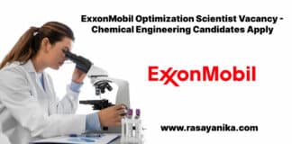 ExxonMobil Optimization Scientist Vacancy - Chemical Engineering Candidates Apply