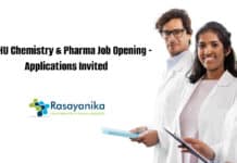 IIT BHU Chemistry & Pharma Job Opening - Applications Invited