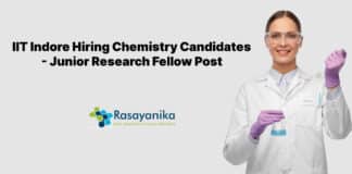 IIT Indore Hiring Chemistry Candidates - Junior Research Fellow Post