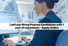 LabCorp Hiring Pharma Candidates with 1 year of experience - Apply Online