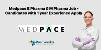Medpace B Pharma & M Pharma Job - Candidates with 1 year Experience Apply