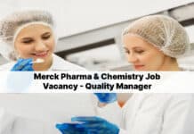 Merck Pharma & Chemistry Job Vacancy - Quality Manager