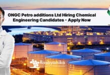 ONGC Petro additions Ltd Hiring Chemical Engineering Candidates - Apply Now