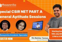 General Aptitude questions solving - How to Solve CSIR General Aptitude