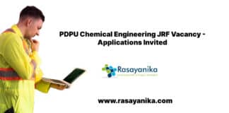 PDPU Chemical Engineering JRF Vacancy - Applications Invited