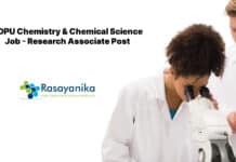 PDPU Chemistry & Chemical Science Job - Research Associate Post