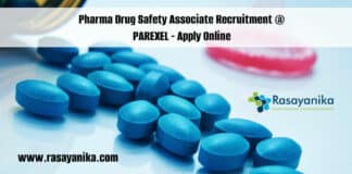 Pharma Drug Safety Associate Recruitment @ PAREXEL - Apply Online