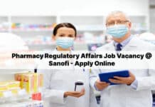 Pharmacy Regulatory Affairs Job Vacancy @ Sanofi - Apply Online