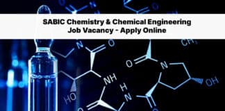 SABIC Chemistry & Chemical Engineering Job Vacancy - Apply Online