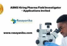 AIIMS Hiring Pharma Field Investigator - Applications Invited