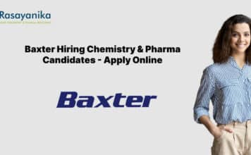 Baxter Hiring Chemistry & Pharma Candidates – Apply Online Baxter Hiring Chemistry & Pharma Candidates - Apply Online