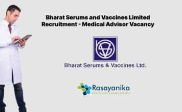 Bharat Serums and Vaccines Limited Recruitment – Medical Advisor Vacancy Bharat Serums and Vaccines Limited