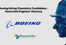 Boeing Hiring Chemistry Candidates - Associate Engineer Vacancy