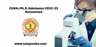 CURAJ Ph.D. Admission 2022-23 Announced - Chemistry & Pharmacy Apply