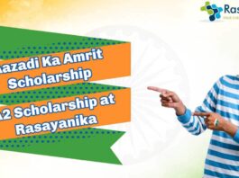 Aazadi Ka Amrit Scholarship - A2 Scholarship at Rasayanika