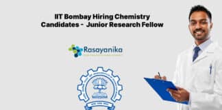 IIT Bombay Hiring Chemistry Candidates - Junior Research Fellow